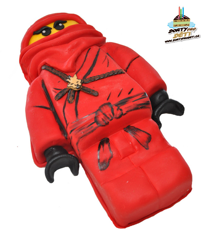 Dorty pro děti - dětské dorty - Panáček Lego Chima 3D