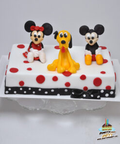 Dorty pro děti - dětské dorty - Mickey, Minnie a Pluto