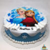 Dorty pro děti - dětské dorty - Anna a Elsa - Ledové království - Frozen (jedlý papír)